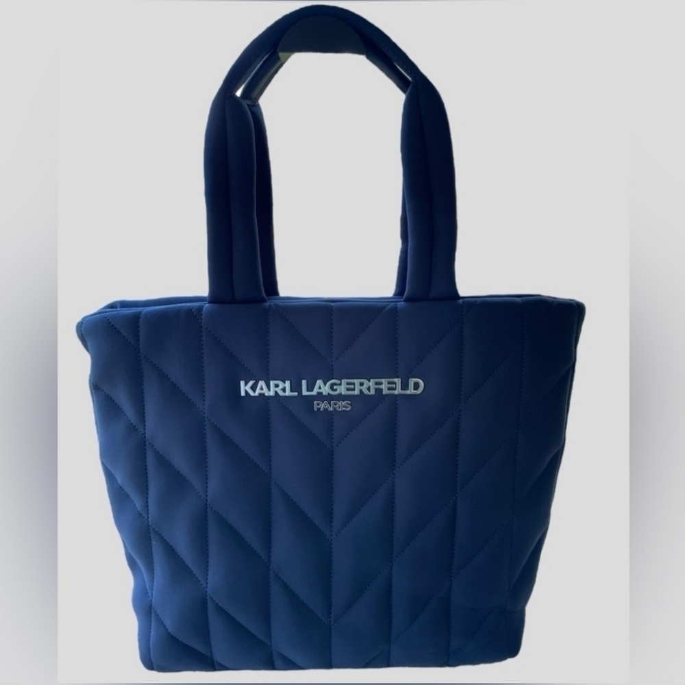 Karl Lagerfield Puffy Blue Tote LH5A18CA